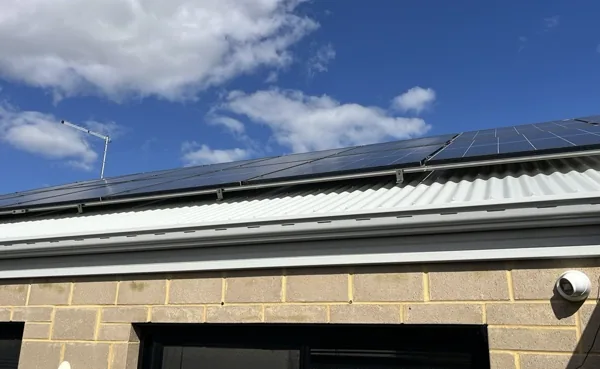 Solar installation in Byford, WA