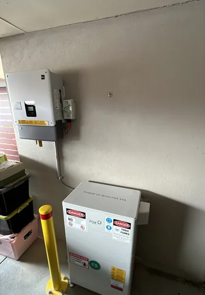 FoxESS inverter and battery installation in Canning Vale, WA