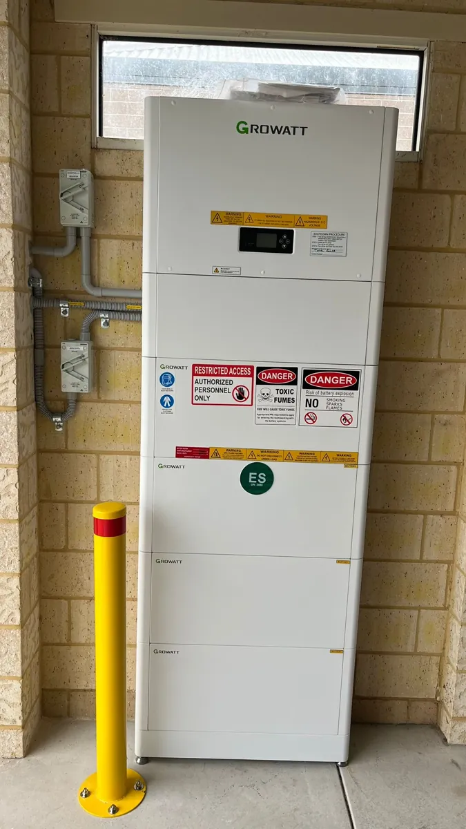 Growatt battery install, The Vines WA by Total Solar