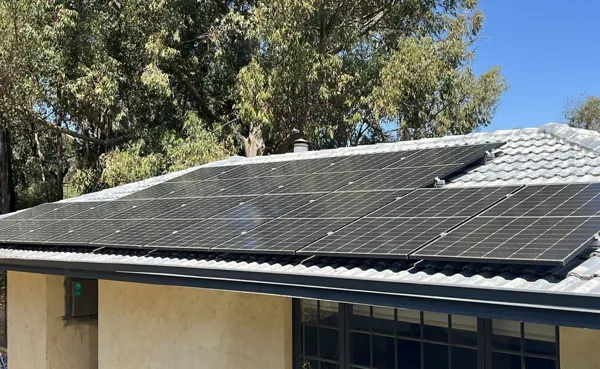 Solar installation in Parkerville, WA