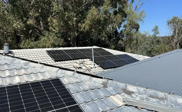 Solar installation in Parkerville, WA